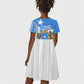 Somalia Independence Day 1960 Kid Short Sleeve Dress Somali Coat Of Arms Star - Land Of The Brave