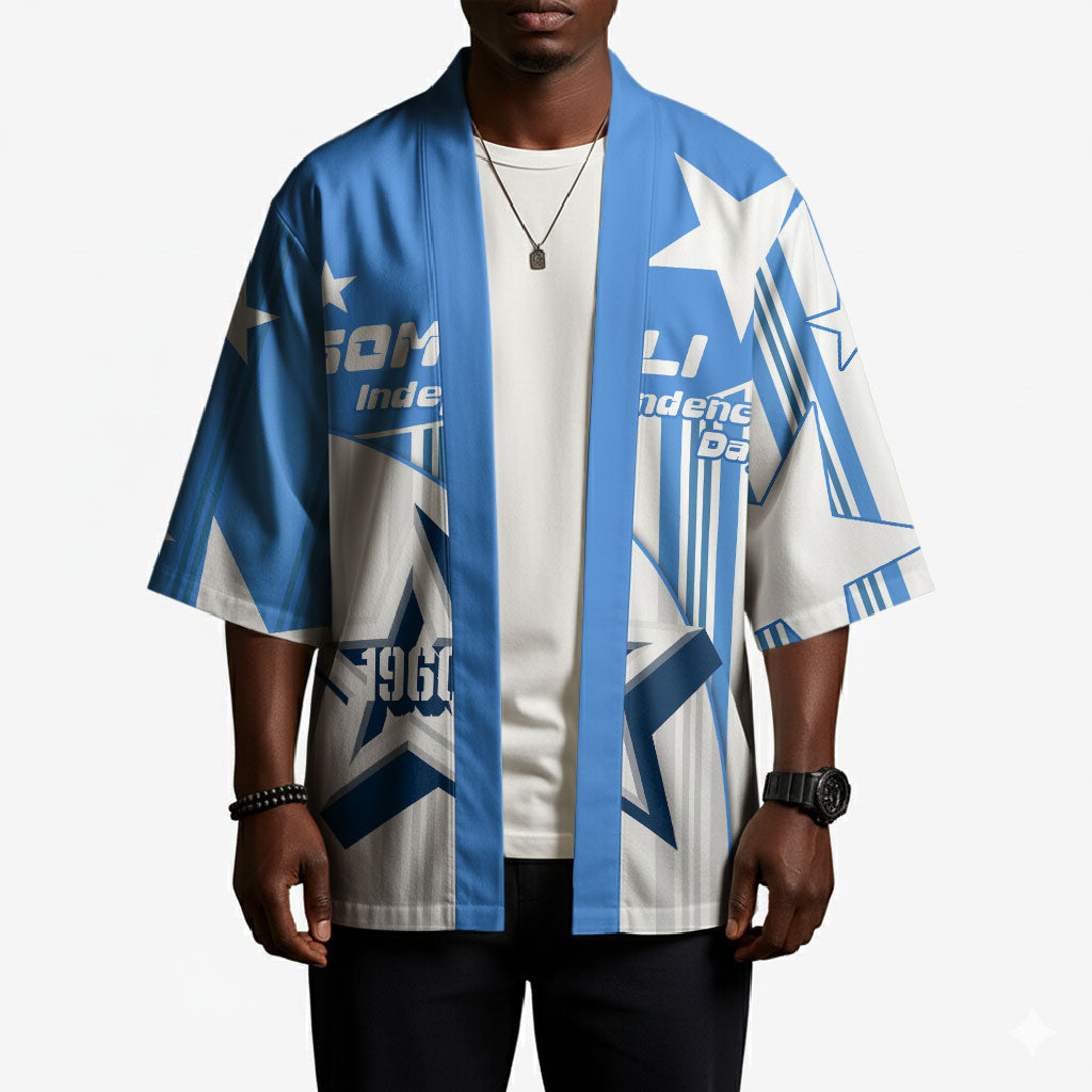 Somalia Independence Day 1960 Kimono Somali Coat Of Arms Star - Land Of The Brave