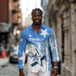 Somalia Independence Day 1960 Long Sleeve Button Shirt Somali Coat Of Arms Star - Land Of The Brave