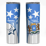 Somalia Independence Day 1960 Skinny Tumbler Somali Coat Of Arms Star - Land Of The Brave