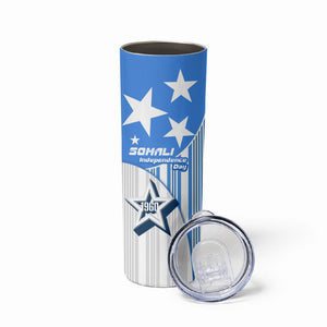 Somalia Independence Day 1960 Skinny Tumbler Somali Coat Of Arms Star - Land Of The Brave