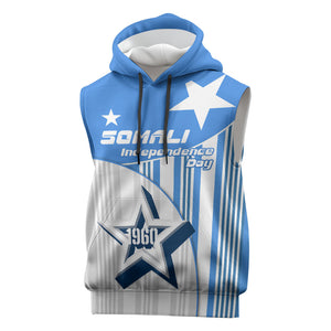 Somalia Independence Day 1960 Sleeveless Hoodie Somali Coat Of Arms Star - Land Of The Brave