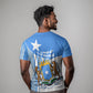 Somalia Independence Day 1960 T shirt Somali Coat Of Arms Star - Land Of The Brave