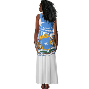 Somalia Independence Day 1960 Tank Maxi Dress Somali Coat Of Arms Star - Land Of The Brave