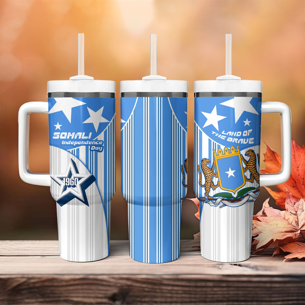 Somalia Independence Day 1960 Tumbler With Handle Somali Coat Of Arms Star - Land Of The Brave