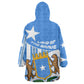 Somalia Independence Day 1960 Wearable Blanket Hoodie Somali Coat Of Arms Star - Land Of The Brave