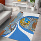 Somalia Freedom Independence Area Rug Leopard Flag Power Fist