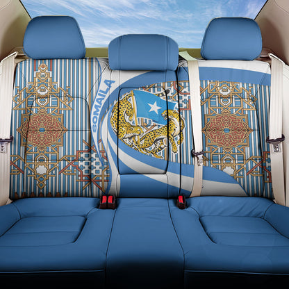 Somalia Freedom Independence Back Car Seat Cover Leopard Flag Power Fist