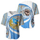 Somalia Freedom Independence Baseball Jersey Leopard Flag Power Fist