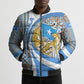 Somalia Freedom Independence Bomber Puffer Jacket Leopard Flag Power Fist