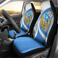 Somalia Freedom Independence Car Seat Cover Leopard Flag Power Fist