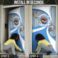 Somalia Freedom Independence Door Cover Leopard Flag Power Fist