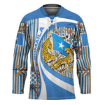 Somalia Freedom Independence Hockey Jersey Leopard Flag Power Fist