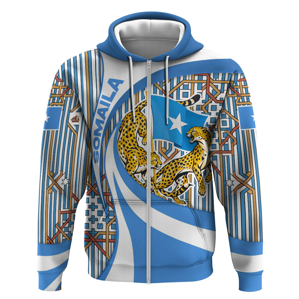 Somalia Freedom Independence Hoodie Leopard Flag Power Fist