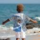 Somalia Freedom Independence Kid Hawaiian Shirt Leopard Flag Power Fist