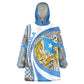 Somalia Freedom Independence Kid Wearable Blanket Hoodie Leopard Flag Power Fist