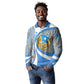 Somalia Freedom Independence Long Sleeve Polo Shirt Leopard Flag Power Fist