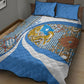 Somalia Freedom Independence Quilt Bed Set Leopard Flag Power Fist
