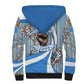 Somalia Freedom Independence Sherpa Hoodie Leopard Flag Power Fist