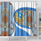 Somalia Freedom Independence Shower Curtain Leopard Flag Power Fist