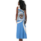 Somalia Freedom Independence Tank Maxi Dress Leopard Flag Power Fist