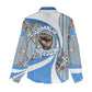 Somalia Freedom Independence Women Casual Shirt Leopard Flag Power Fist