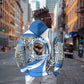 Somalia Freedom Independence Zip Hoodie Leopard Flag Power Fist