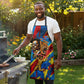 DR Congo Patrice Lumumba Football Victory Apron African Pride Leopard And Flag