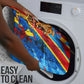 DR Congo Patrice Lumumba Football Victory Bathroom Set African Pride Leopard And Flag