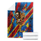 DR Congo Patrice Lumumba Football Victory Blanket African Pride Leopard And Flag