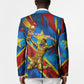 DR Congo Patrice Lumumba Football Victory Blazer African Pride Leopard And Flag