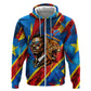 DR Congo Patrice Lumumba Football Victory Hoodie African Pride Leopard And Flag