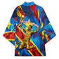 DR Congo Patrice Lumumba Football Victory Kimono African Pride Leopard And Flag