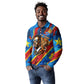 DR Congo Patrice Lumumba Football Victory Long Sleeve Polo Shirt African Pride Leopard And Flag