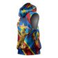 DR Congo Patrice Lumumba Football Victory Sleeveless Hoodie African Pride Leopard And Flag