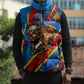 DR Congo Patrice Lumumba Football Victory Sleeveless Puffer Jacket African Pride Leopard And Flag