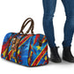 DR Congo Patrice Lumumba Football Victory Travel Bag African Pride Leopard And Flag