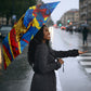 DR Congo Patrice Lumumba Football Victory Umbrella African Pride Leopard And Flag