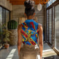 DR Congo Patrice Lumumba Football Victory Women Sleeveless Polo Shirt African Pride Leopard And Flag
