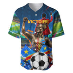 DR Congo Patrice Lumumba Baseball Jersey Kinshasa Stadium Flag - King Of Kinshasa Football