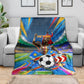 DR Congo Patrice Lumumba Blanket Kinshasa Stadium Flag - King Of Kinshasa Football