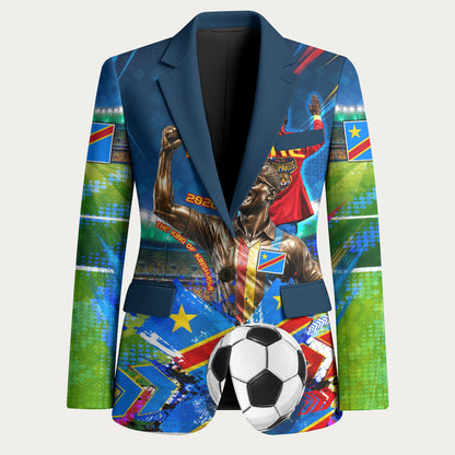 DR Congo Patrice Lumumba Blazer Kinshasa Stadium Flag - King Of Kinshasa Football