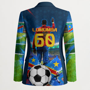 DR Congo Patrice Lumumba Blazer Kinshasa Stadium Flag - King Of Kinshasa Football
