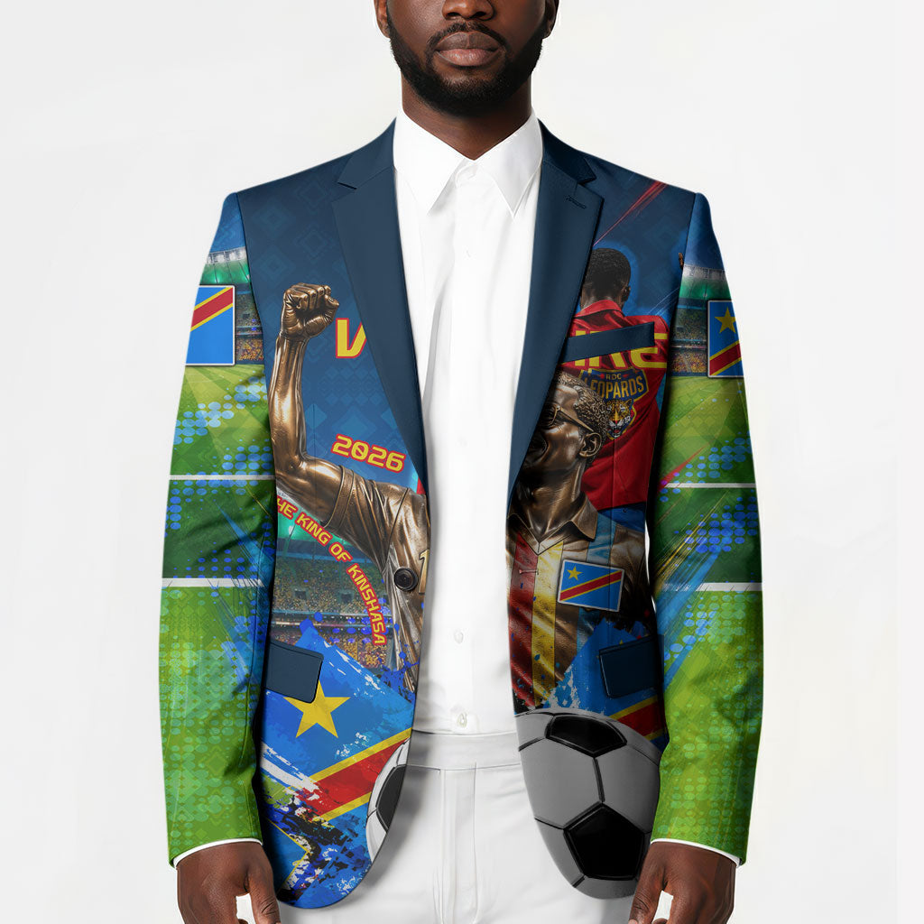 DR Congo Patrice Lumumba Blazer Kinshasa Stadium Flag - King Of Kinshasa Football