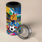 DR Congo Patrice Lumumba 4 in 1 Can Cooler Tumbler Kinshasa Stadium Flag - King Of Kinshasa Football