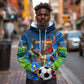 DR Congo Patrice Lumumba Hoodie Kinshasa Stadium Flag - King Of Kinshasa Football