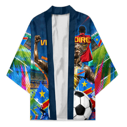 DR Congo Patrice Lumumba Kimono Kinshasa Stadium Flag - King Of Kinshasa Football