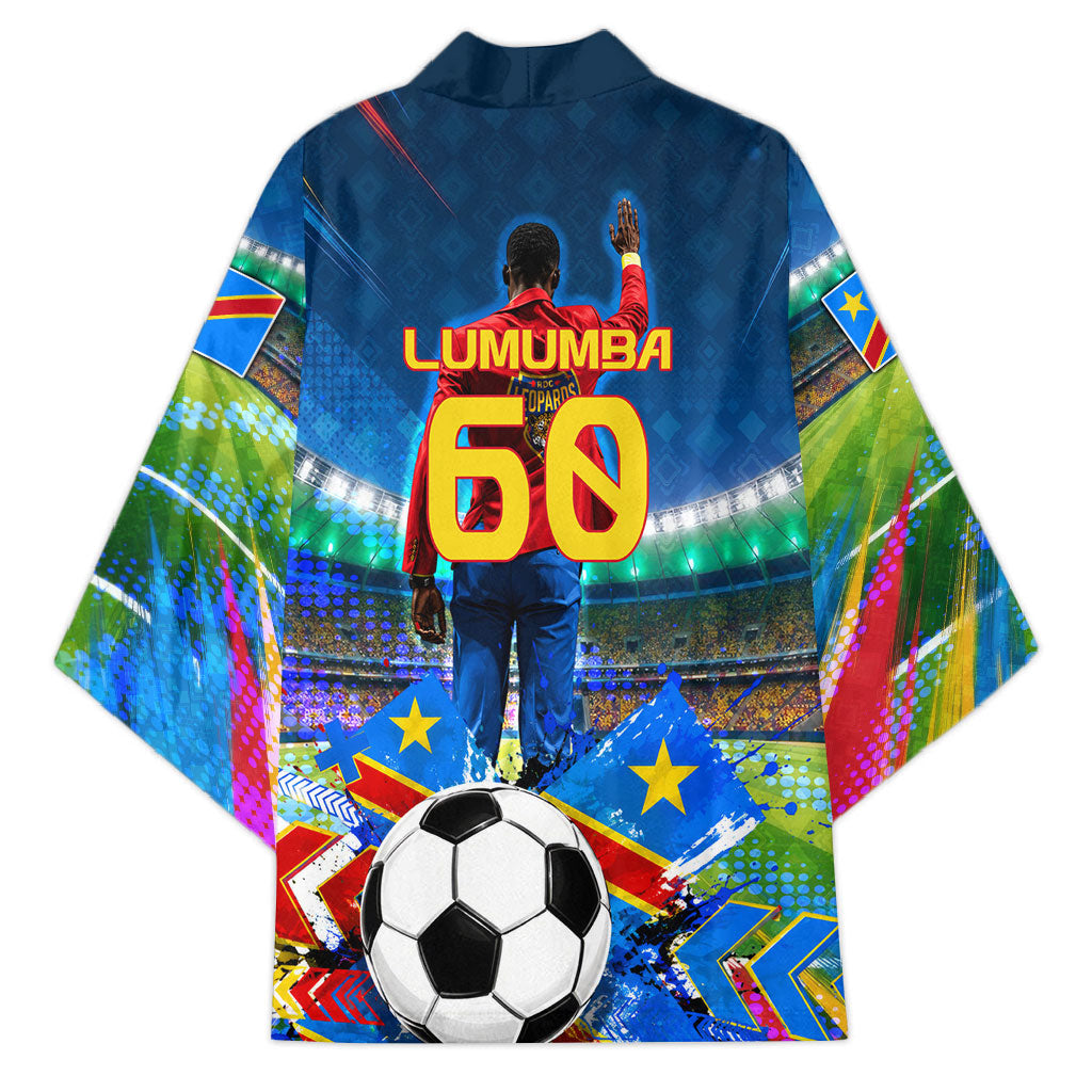 DR Congo Patrice Lumumba Kimono Kinshasa Stadium Flag - King Of Kinshasa Football