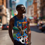DR Congo Patrice Lumumba Men Tank Top Kinshasa Stadium Flag - King Of Kinshasa Football