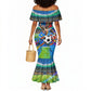 DR Congo Patrice Lumumba Mermaid Dress Kinshasa Stadium Flag - King Of Kinshasa Football